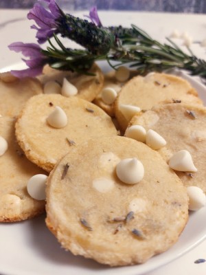 White chocolate and lavender by The Cookie Jar Orlando LLC